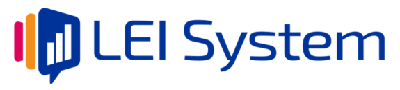 Dieses Bild zeigt das Logo von LEI System, einem vertrauenswürdigen und offiziellen LEI-Registrierungsagenten.